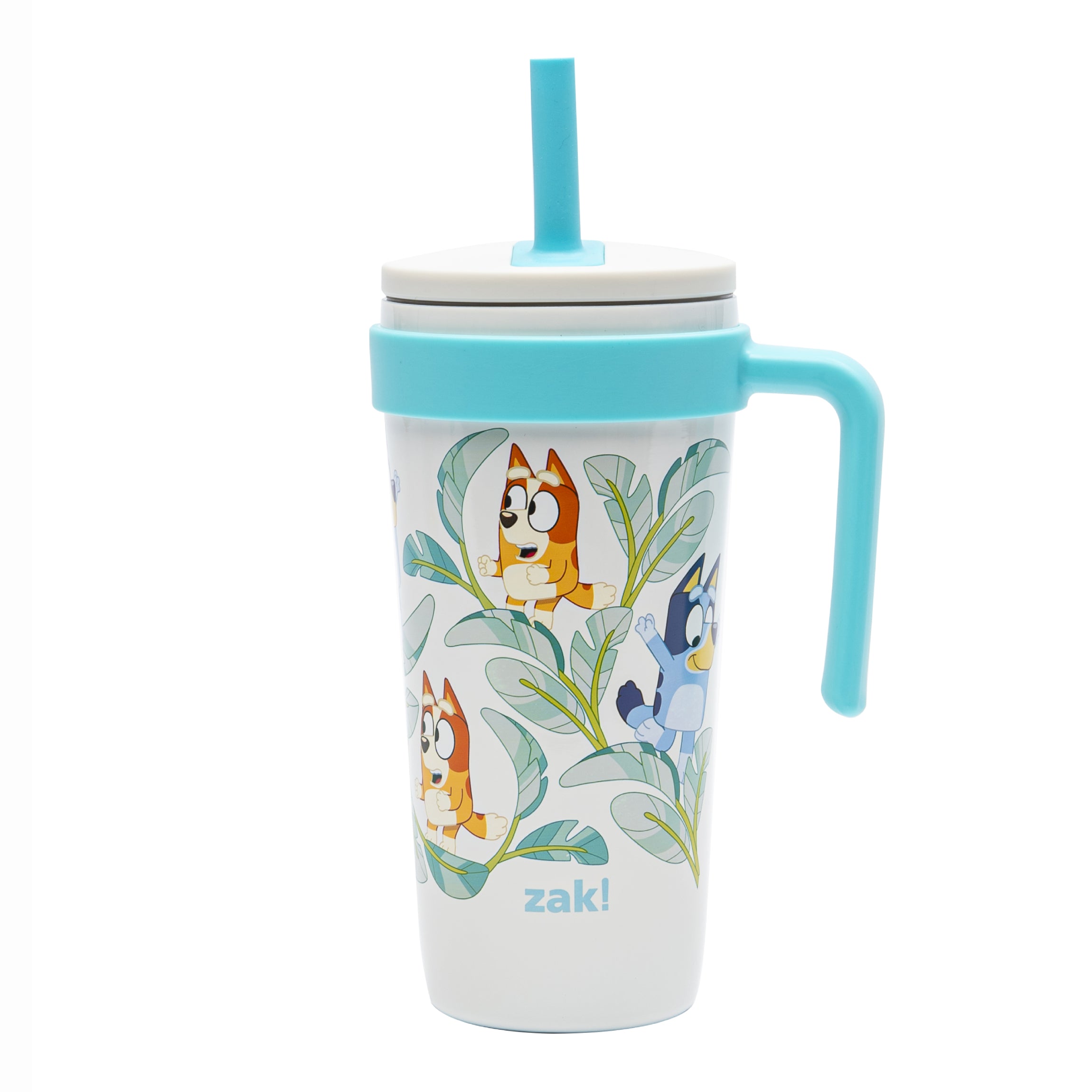 Kids Straw Tumbler with Handle - Bluey, 18 oz. – zak.com